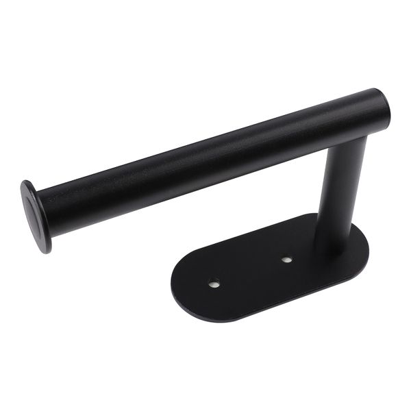Adhesive Bathroom Toilet Roll Holder No Drilling Aluminium 15.6x4.5x9.2cm