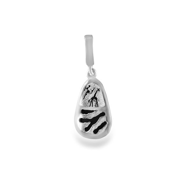 Silver Giraffe Pendant (PE-1035)