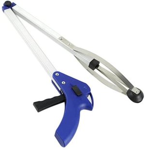 Folding Heavy Duty Mobility Aid Pick Up Tool - Blue