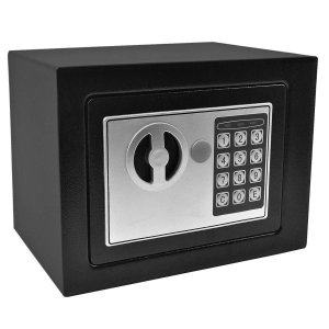 GS Electronic Safe Box Digital Security Keypad Lock - Black