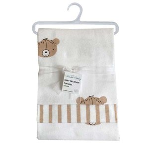 2Pack Receiver Baby Blanket-Bear face