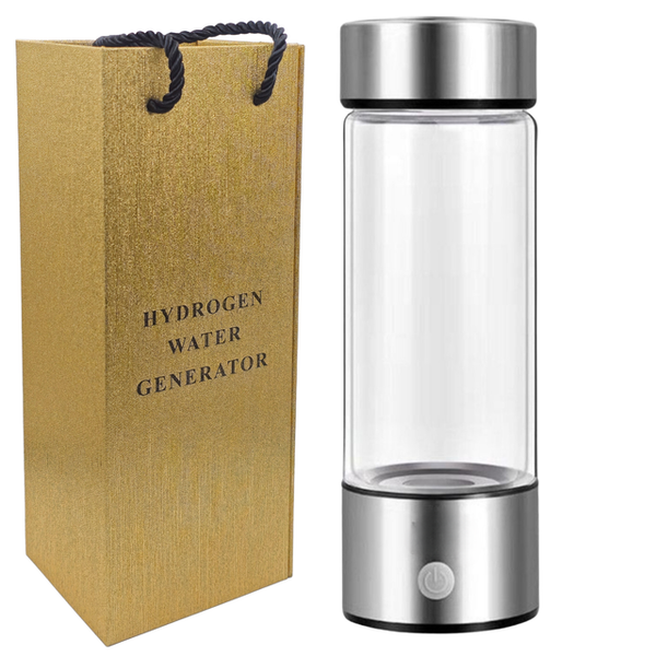 420 ML Hydrogen Water Bottle, Rechargeable Portable Water Purifier &amp;Ionizer