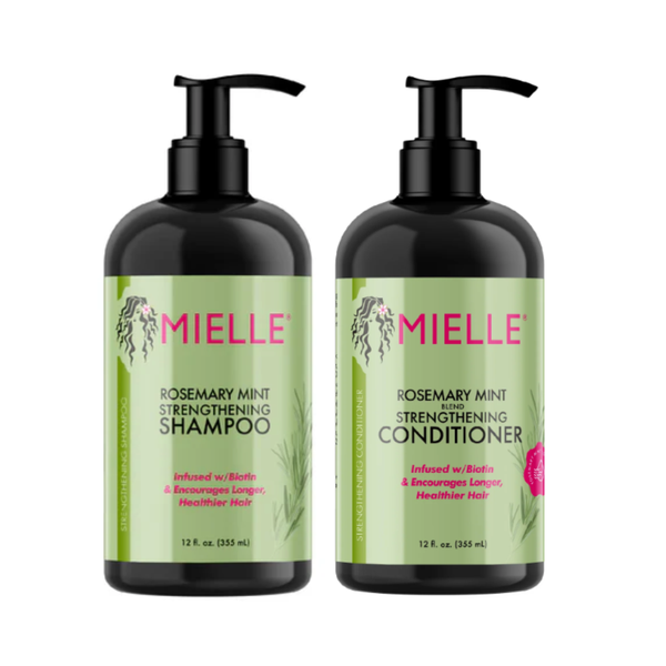 Mielle Rosemary Mint Strengthening Shampoo and Conditioner