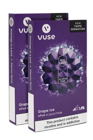 Vuse ePod Grape Ice 1,6% Double 2 x 2Pack