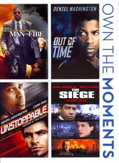 Man on Fire/out of Time/Unstoppable/S - (Region 1 Import DVD)