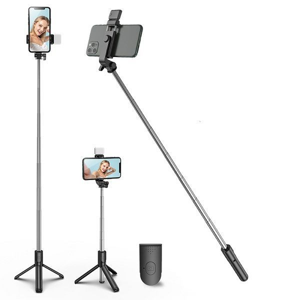H1S LED Selfie Stick with Tripod