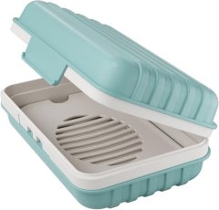 Bar Soap Holder Dish 1 Pack for Shower, Travel Soap Case with Lid