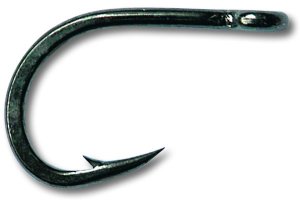 Mustad 10827NP2/0 Iseama Live Bait Fishing Hook - Black