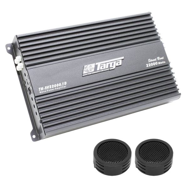 Targa TH-SV22000.1 Street Beat Series 22000w Mono Amplifier &amp; Evo Tweeters