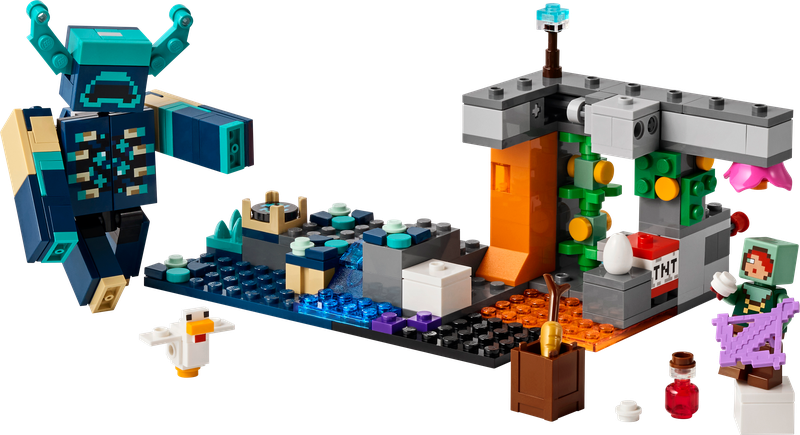 LEGO Minecraft The Warden Encounter