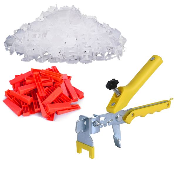 Tile Leveler Tool Set with Tile Spacers,Tile Leveling Clips,Wedge TileTools