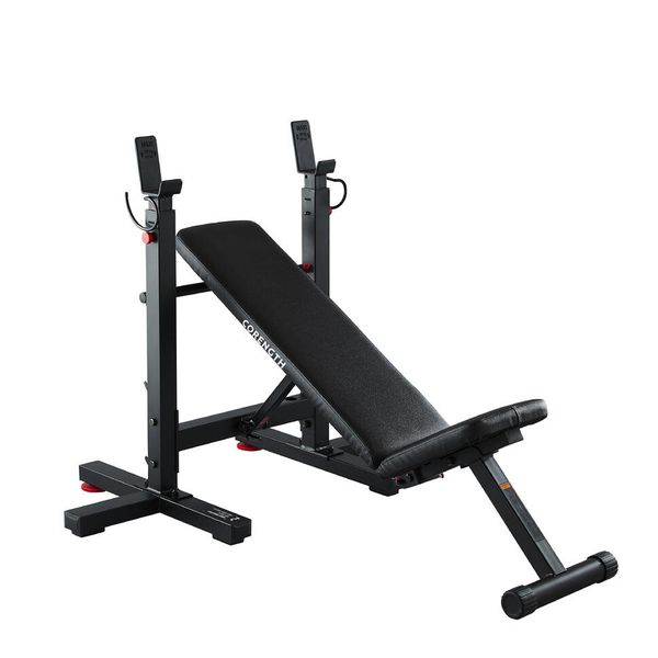 Corength Tiltable And Foldable Weight Bench With Adjustable Pegs