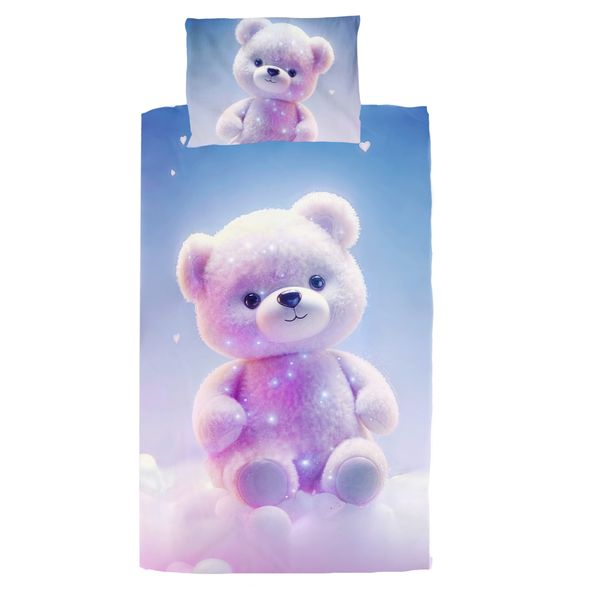 Soft Bear on a Cloud Cot Set
