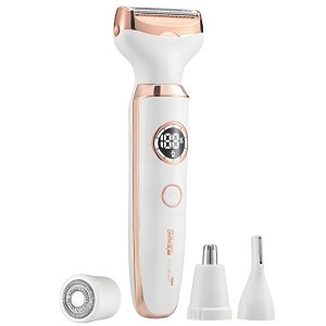 4-in-1 Electric Shaver Razor Lady Shaver Hair Remove for Women Face Body