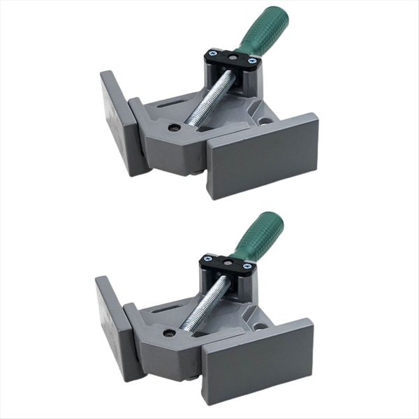 2 Pcs Right Angle Clip Clamp Single Handle 90 Degrees Compatible with None