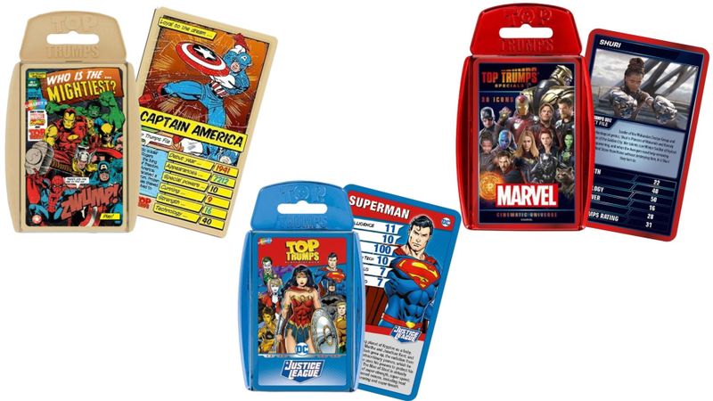 Top Trumps Superhero Bundle - Marvel Cinematic, DC Justice League &amp; Retro