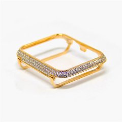 Gold Rhinestone Case For Apple Watch 44mm