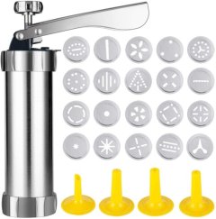 20 Discs &amp; 4 Icing Tips Cookie Maker Set