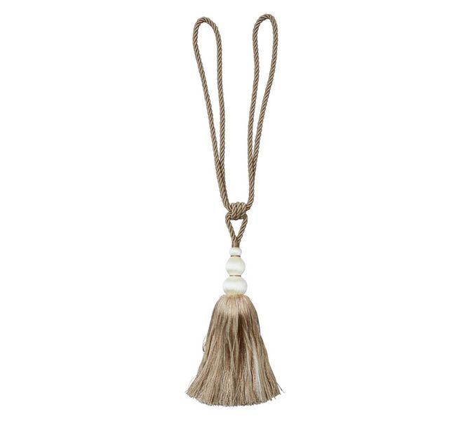 Fabric Curtain Tieback Taupe 527037