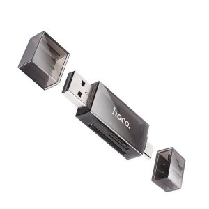 Card Reader 2 in 1 (Type-C + USB) - HOCO DHD01
