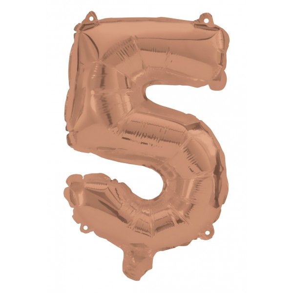 37 Inch Air-Helium Rose Gold Foil Balloon 5