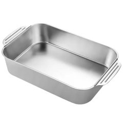 Non-Stick Deep Baking Roasting Grill Oven Pan 32x19x8cm
