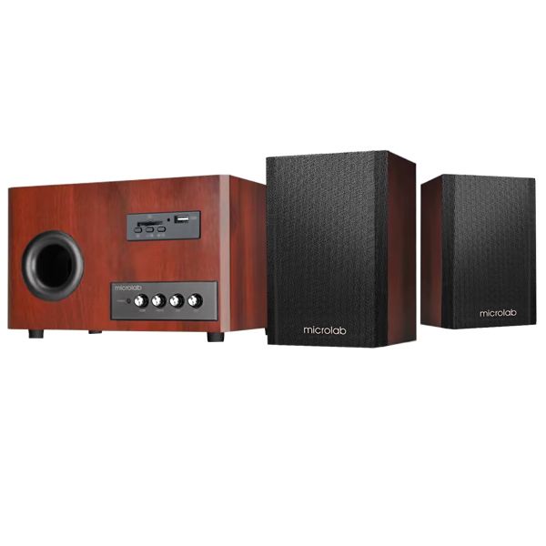 Microlab M890BT 40W 2.1CH Speaker W/ BT+USB+SD Card Port+RCA+FM Radio-BK/BR