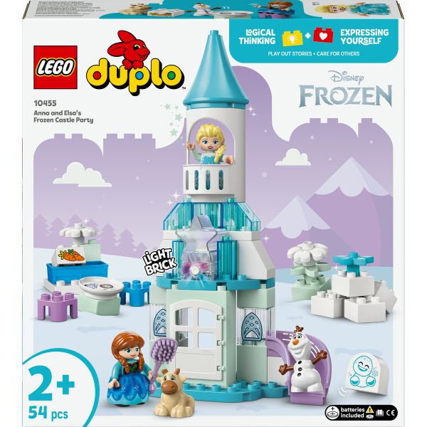LEGO® DUPLO Disney Anna and Elsa’s Frozen Castle Party Buildable Toddler Toy 10455