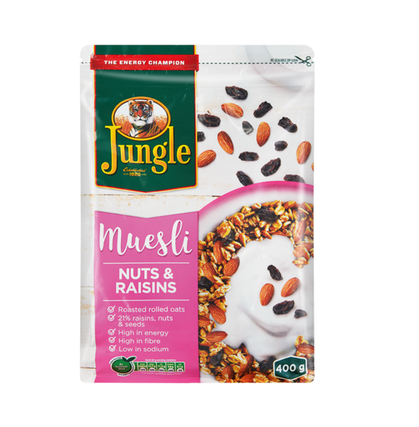 Jungle Nuts &amp; Raisins Muesli 400g