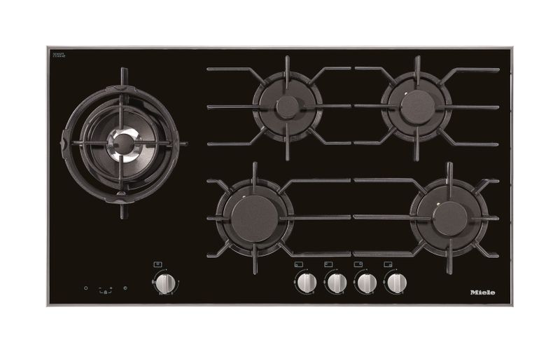 Miele Gas hob with electronic functions for safety and user convenience
