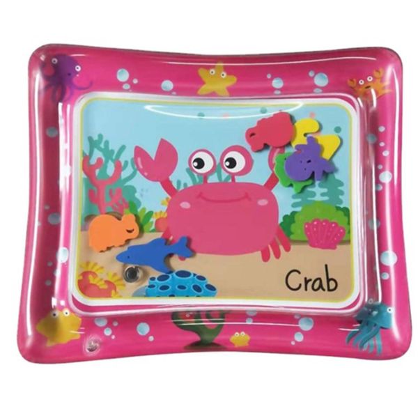 Inflatable Sensory Play Mat for Babies, BPA FREE - Pink