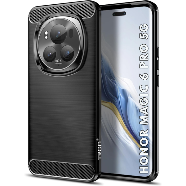 TRON Slimfit Shockproof Carbon Fiber Case for Honor Magic 6 Pro 5G