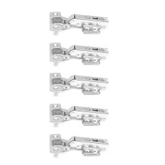 ROCO 110 Degree Soft Closing 4 Hole Base Plated Cupboard Hinge ( 5 Pack )