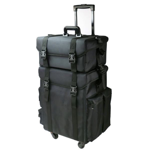 Makeup Rolling Bag Nylon Case