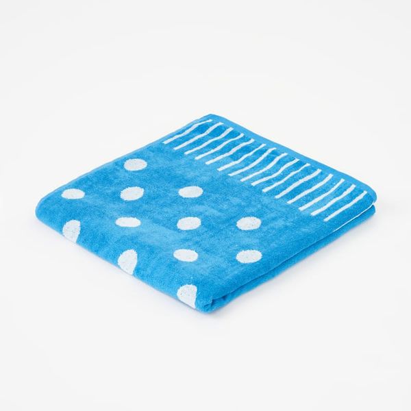 Coastal Confetti Velour Beach Towel 104 x 180cm