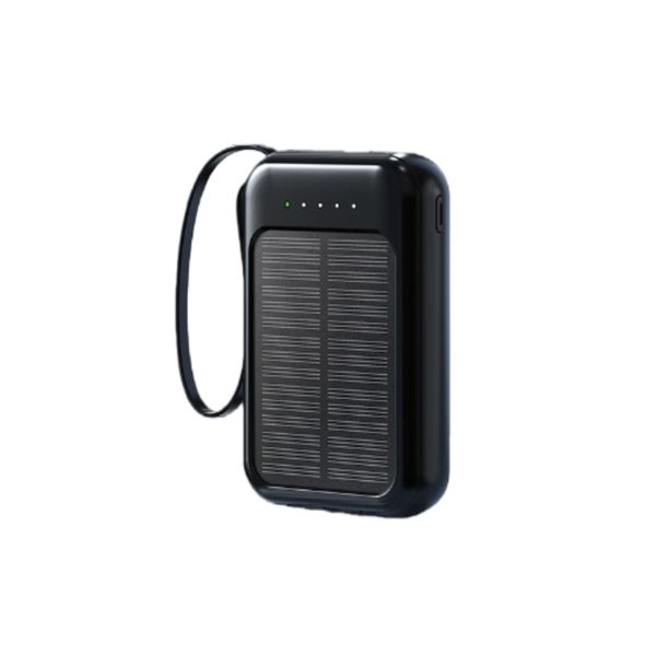 20000mAh Power Bank with Solar Charging LED Light