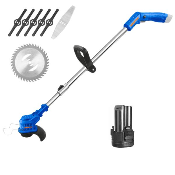 Wadfow - Cordless 12V Grass Trimmer 138mm with Type-C 1.5Ah Battery