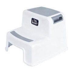 2 Step Stool for Kids Sturdy Double Step Stool Anti-Slip Stool for Toddlers