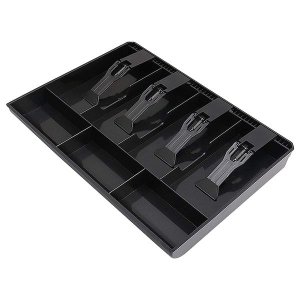 Cash Register Drawer - Cash Money Tray Replacement 4 Bill/3 Coin