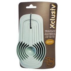 Xclusive - Measuring Cups Set - 6 Different Stackable Sizes - Neat Storage