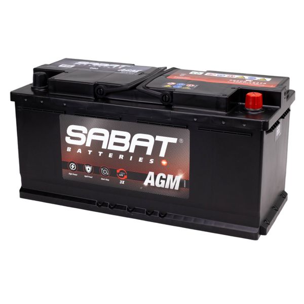 Sabat Batteries AGM 95Ah Vehicle Battery - Size: 658AGM