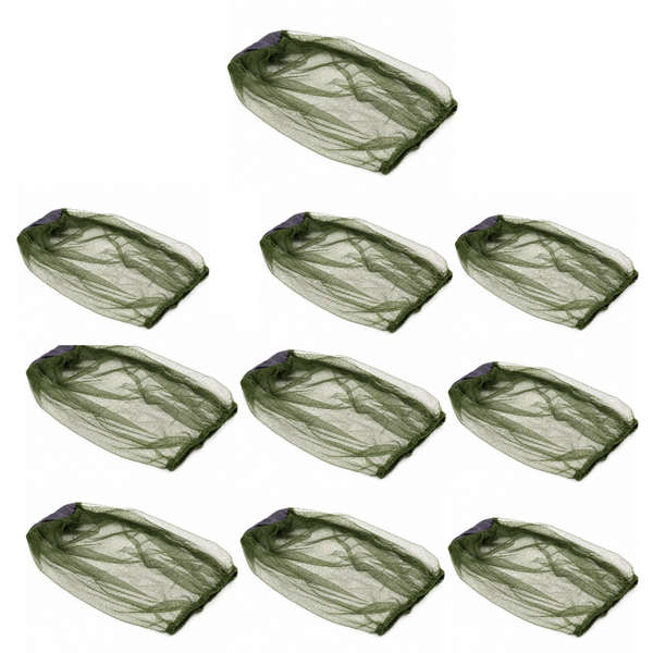 Arfast - 10 Pack Outdoor Insect-Proof Head Nets for Fishing and Camping