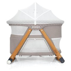 3-in-1 Baby Cradle, Playpen &amp; Park Bed