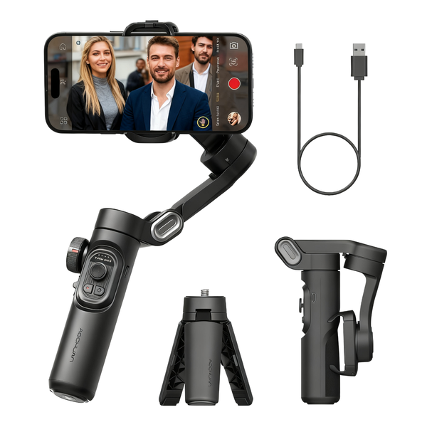 VJIAHOA Smart XE Smartphone Gimbal Stabilizer, Portable Foldable 3-Axis