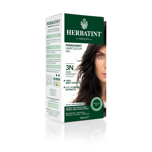 Herbatint Hair Colour - 3N Dark Chestnut x 6