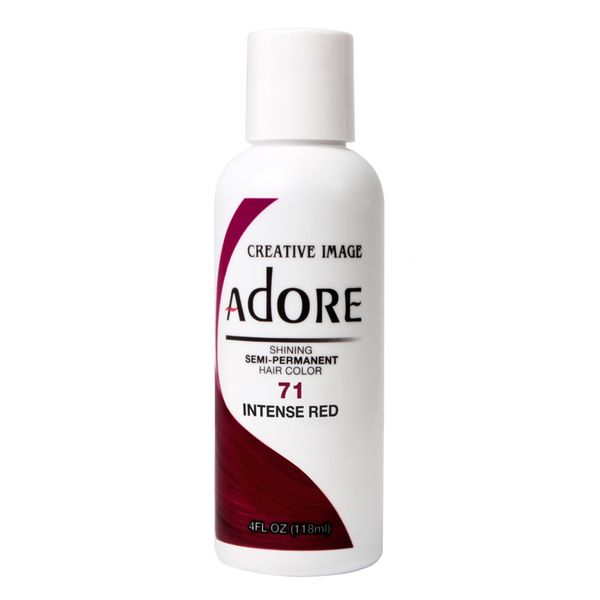 Adore Semi Permanent Hair Colour Intense Red 118ml