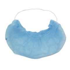 100 Pack Blue Disposable Beard Covers | Hygienic Beard Protection