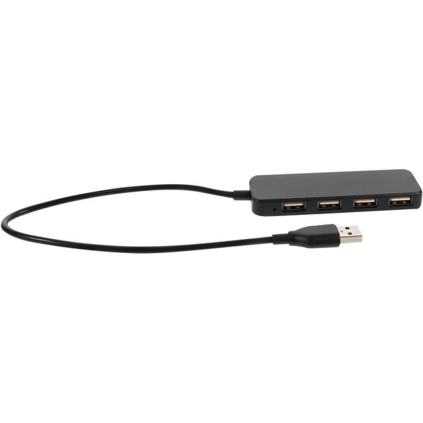 USB 2.0 Hub 4-Port Splitter Adapter Stable Transmission Compatible