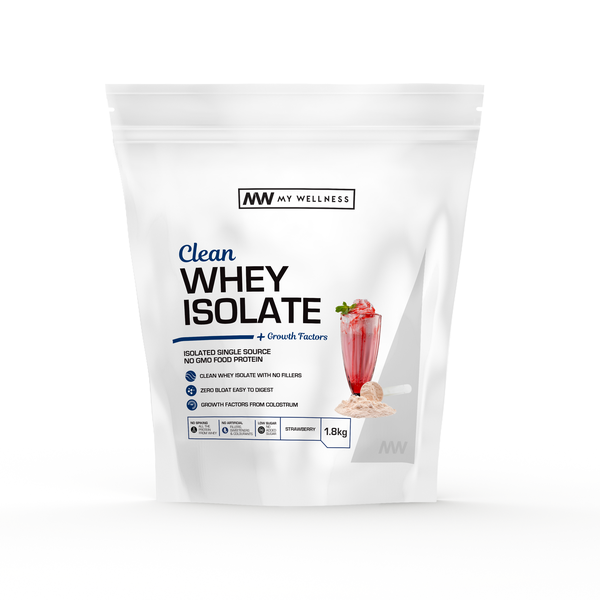 My Wellness Clean Whey Protein Isolate 1.8kg Strawberry