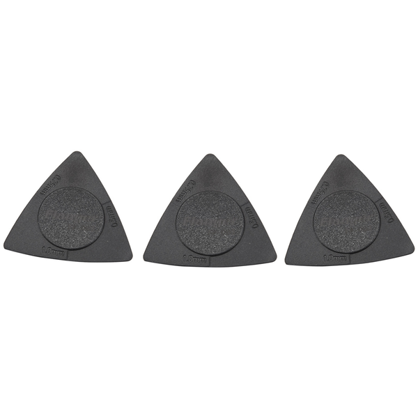 Flanger 10 Pieces Triangle-Guitar Picks 1 0 0 75 0 5 Mm In Pc Abs Black